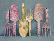 Landon Tyler Garden Collection Patterned Hand Fork